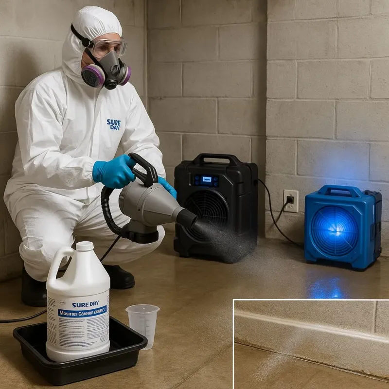 Sanitization and Odor Removal process in Alvin, TX